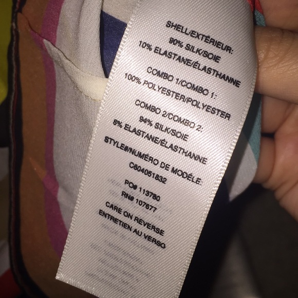 Alice & Olivia SILK BLOUSE - Picture 5 of 5